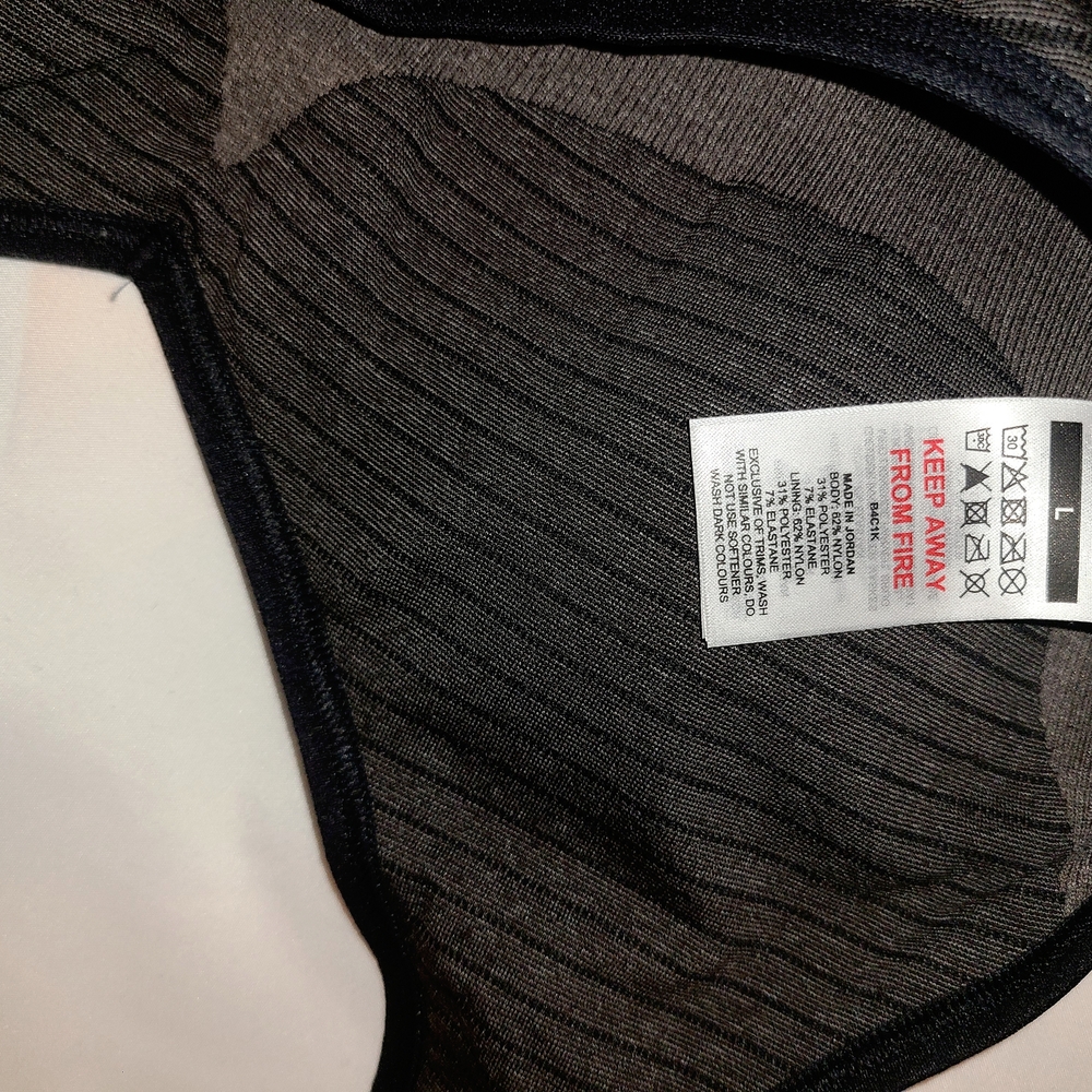 Gymshark Sport Seamless Sports Bra | Size Large | Brown/Black | NWT - Picture 4 of 6